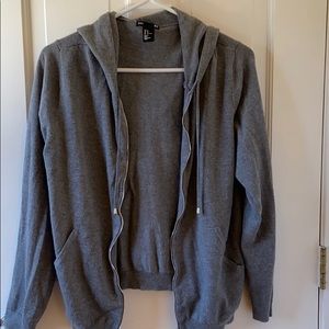 Grey Hooded Sweater